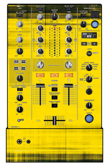 Pioneer DJ DJM 450 Skin Blacknyellow